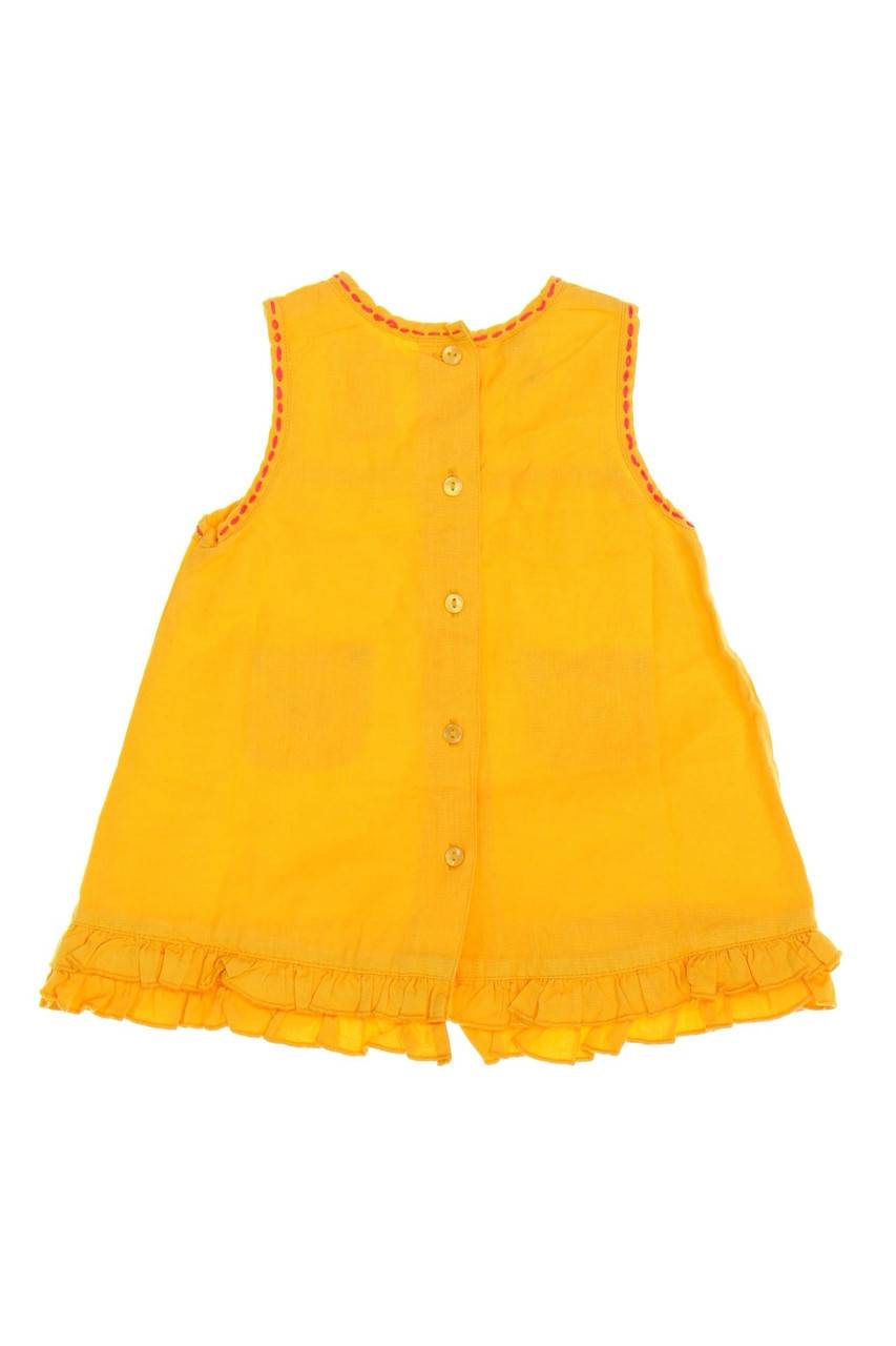 Carou BABY CLUB C&A Kleid Mit Leinen Mit Stickereien