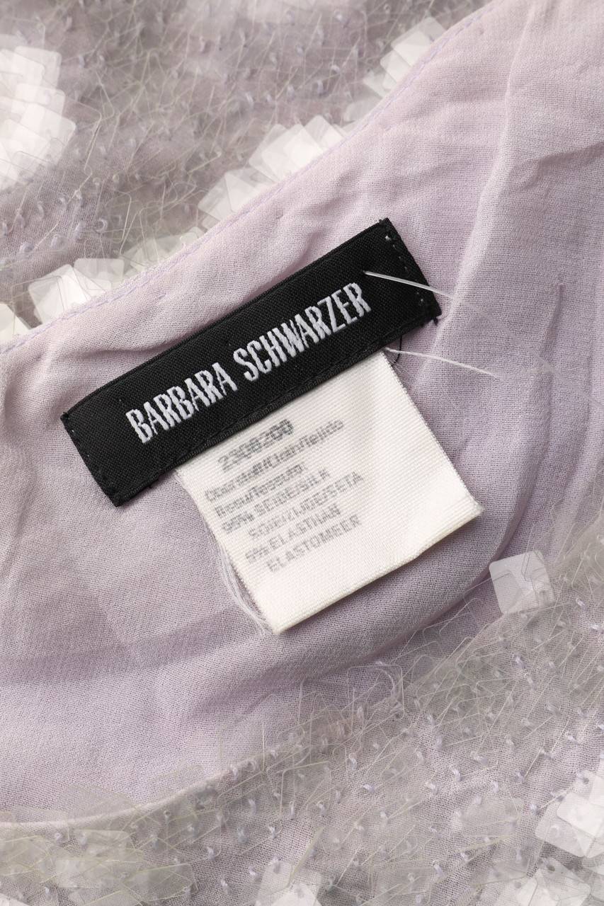 Carou BARBARA SCHWARZER Pailletten-Blusentop Aus Seiden-Mischung