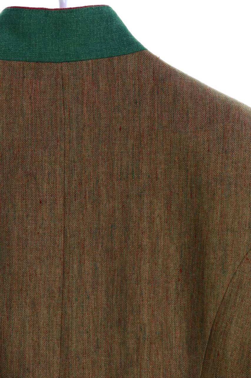 Carou BAUER POUR FEMME Trachten-Jacke Aus Leinen Im Trachten-Stil