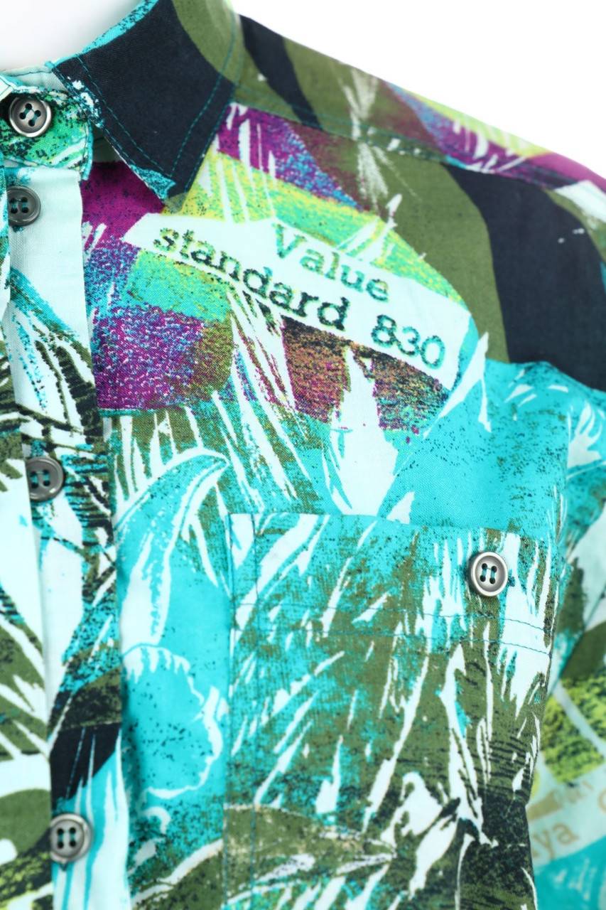 Carou Betty Barclay Vintage-Hemd-Bluse Mit Kurzem Ärmel