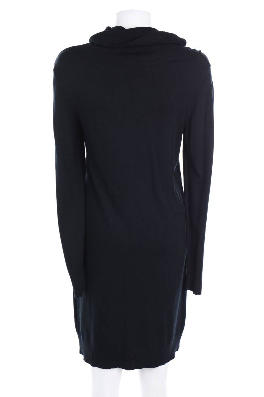 Carou Blue Motion Strickkleid Mit Aufgesetzten Taschen