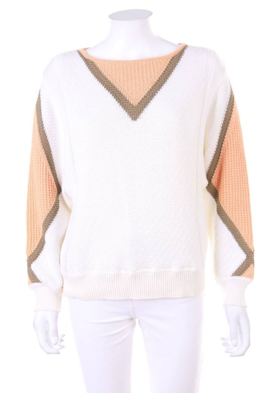 Carou BOGNER 80s-Vintage-Batwing-Pullover aus Baumwolle