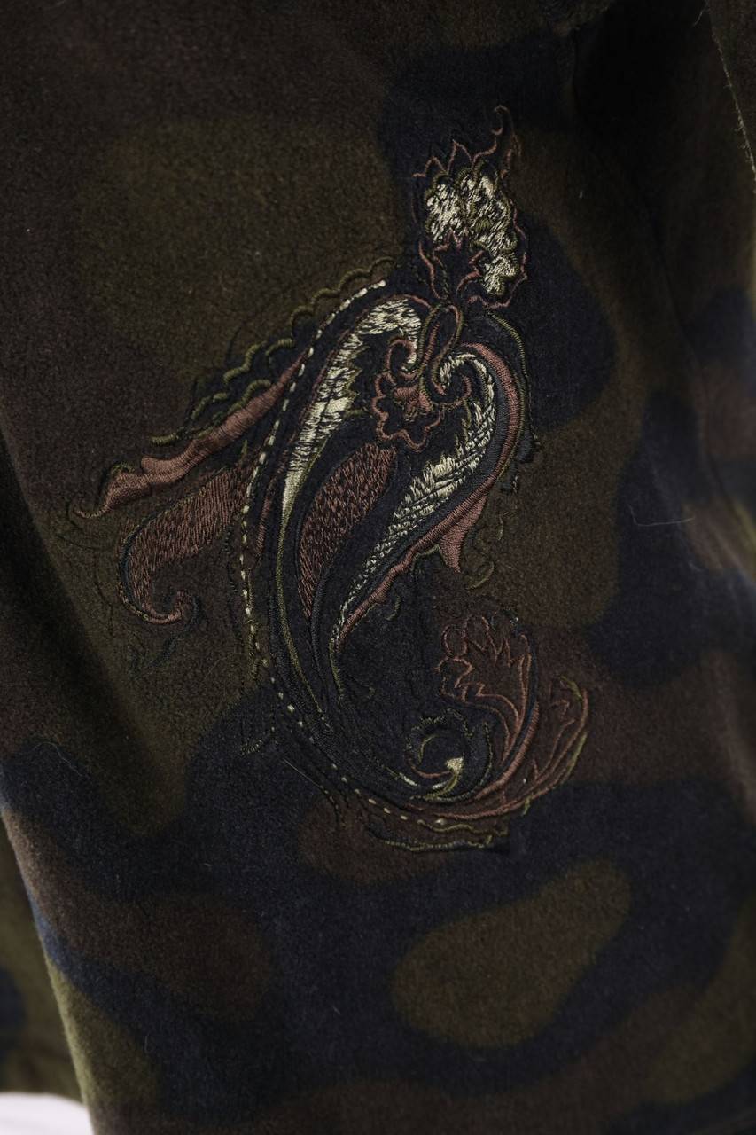 Carou BOGNER FIRE+ICE Fleece-Pullover Mit Stickereien