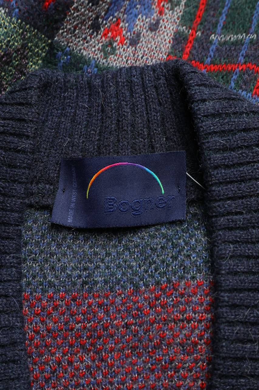 Carou BOGNER Vintage-Cardigan Aus Woll-Mix Mit Alpaka
