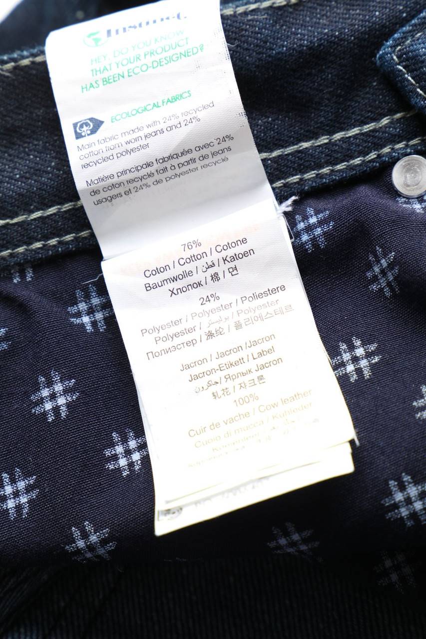 Carou BONOBO Jeans Distressed Slim-Jeans Mit Leder-Details