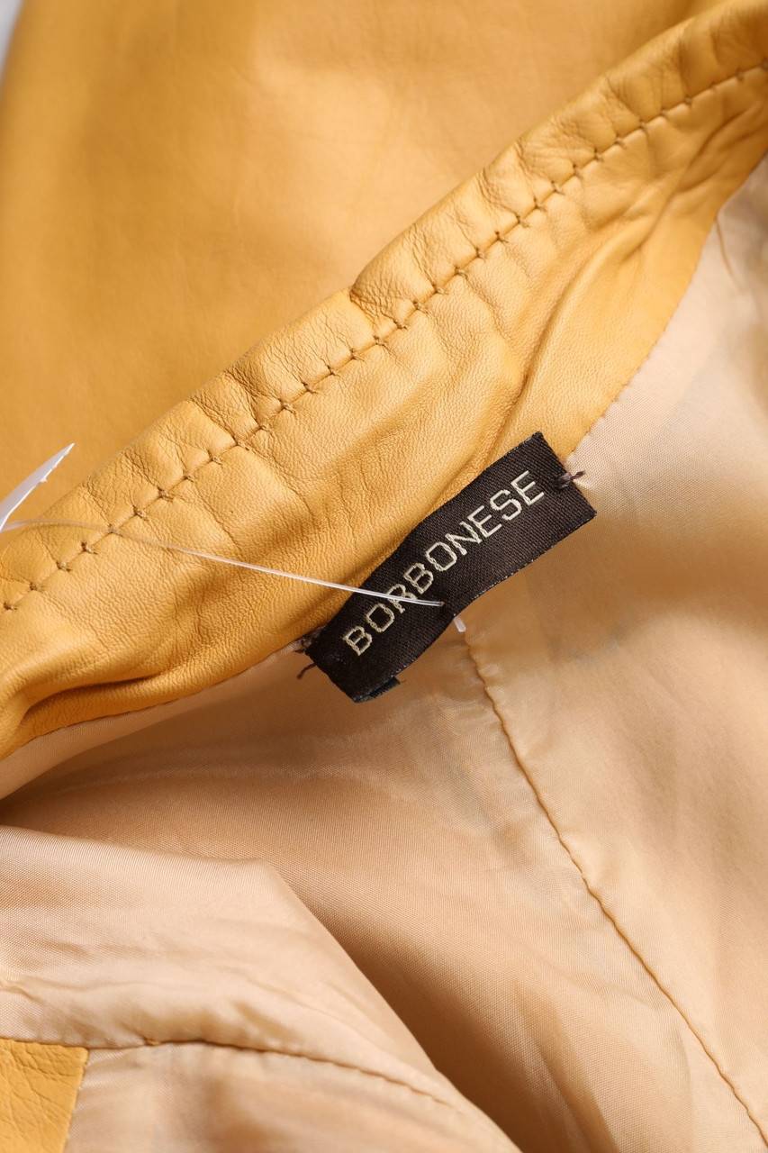 Carou BORBONESE Lederjacke Mit Aufgesetzten Taschen