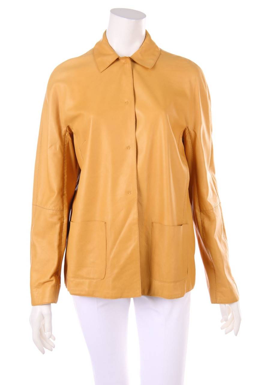 Carou BORBONESE Lederjacke mit aufgesetzten Taschen