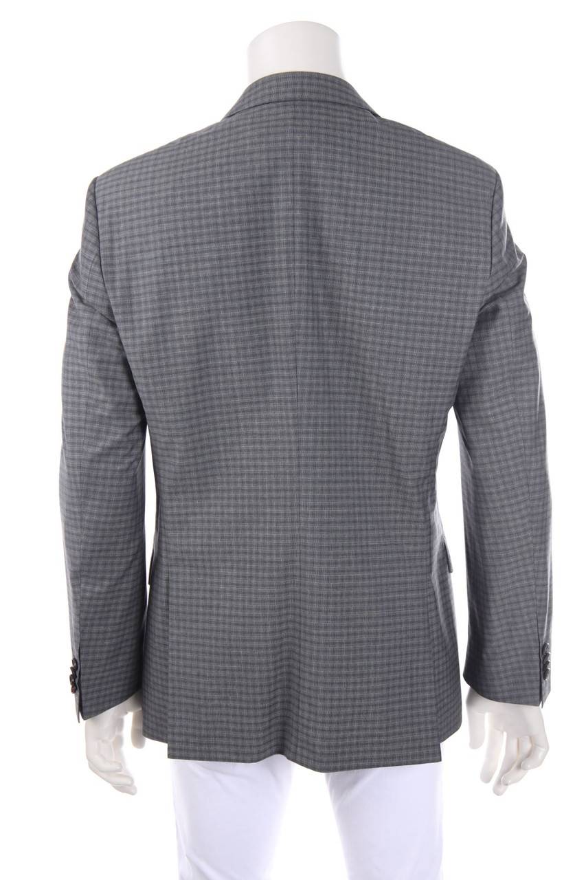 Carou BOSS HUGO BOSS Schurwoll-Sakko Mit Karo-Muster