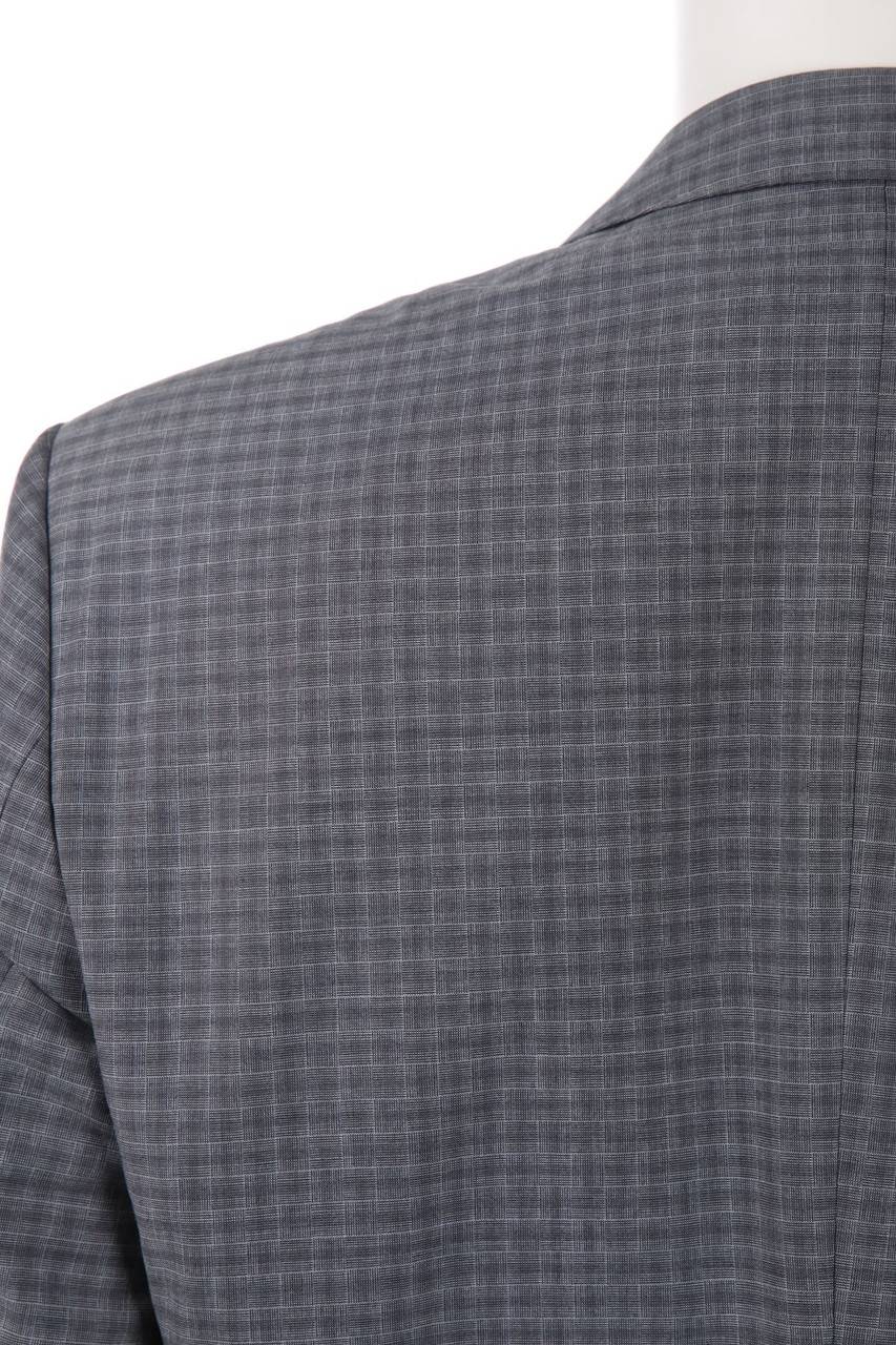 Carou BOSS HUGO BOSS Schurwoll-Sakko Mit Karo-Muster