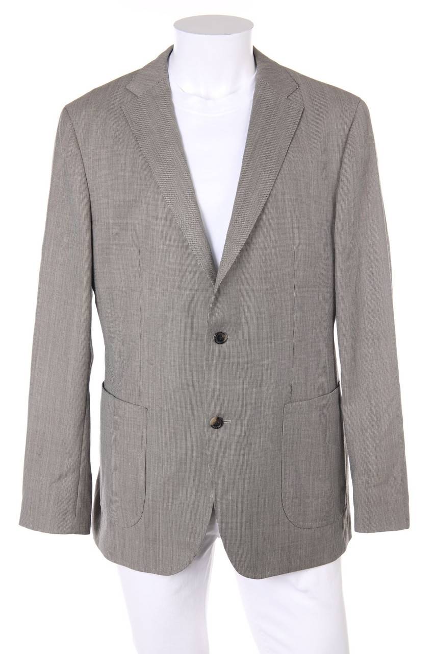 Carou BOSS HUGO BOSS Schurwoll-Sakko mit Karo-Muster
