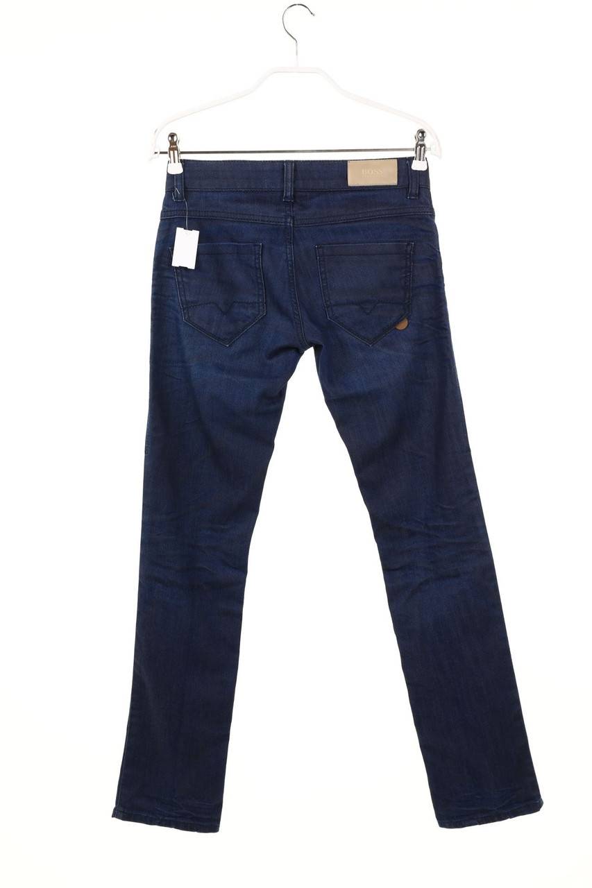 Carou BOSS HUGO BOSS Straight Cut Jeans Mit Logo-Patch