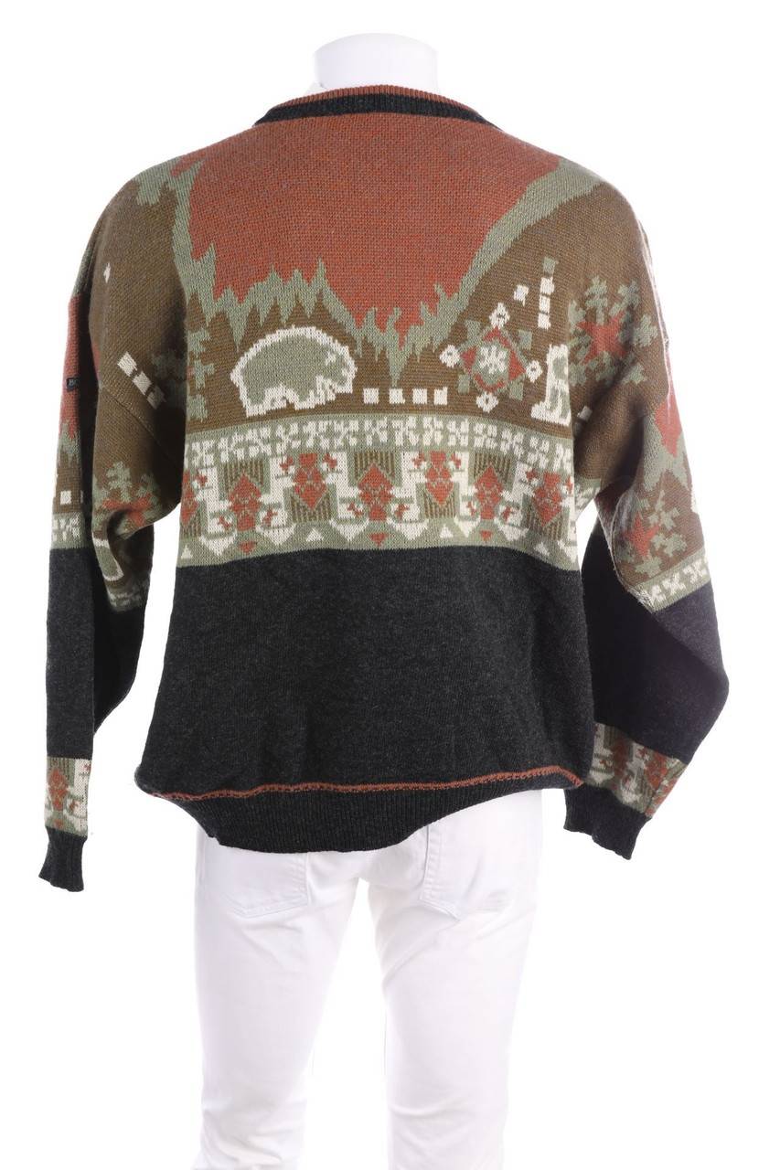 Carou BOSS HUGO BOSS Vintage-Pullover Mit Schurwolle