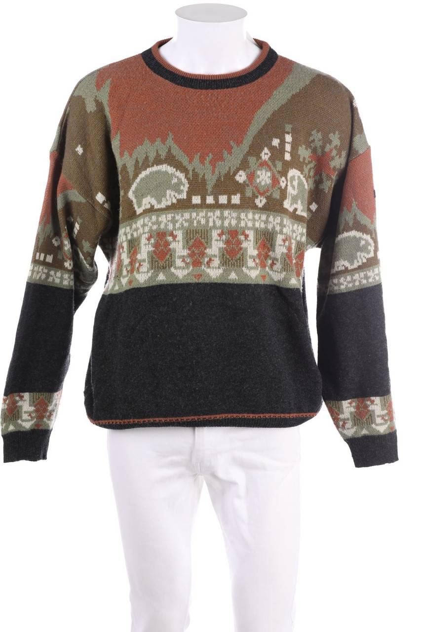 Carou BOSS HUGO BOSS Vintage-Pullover mit Schurwolle