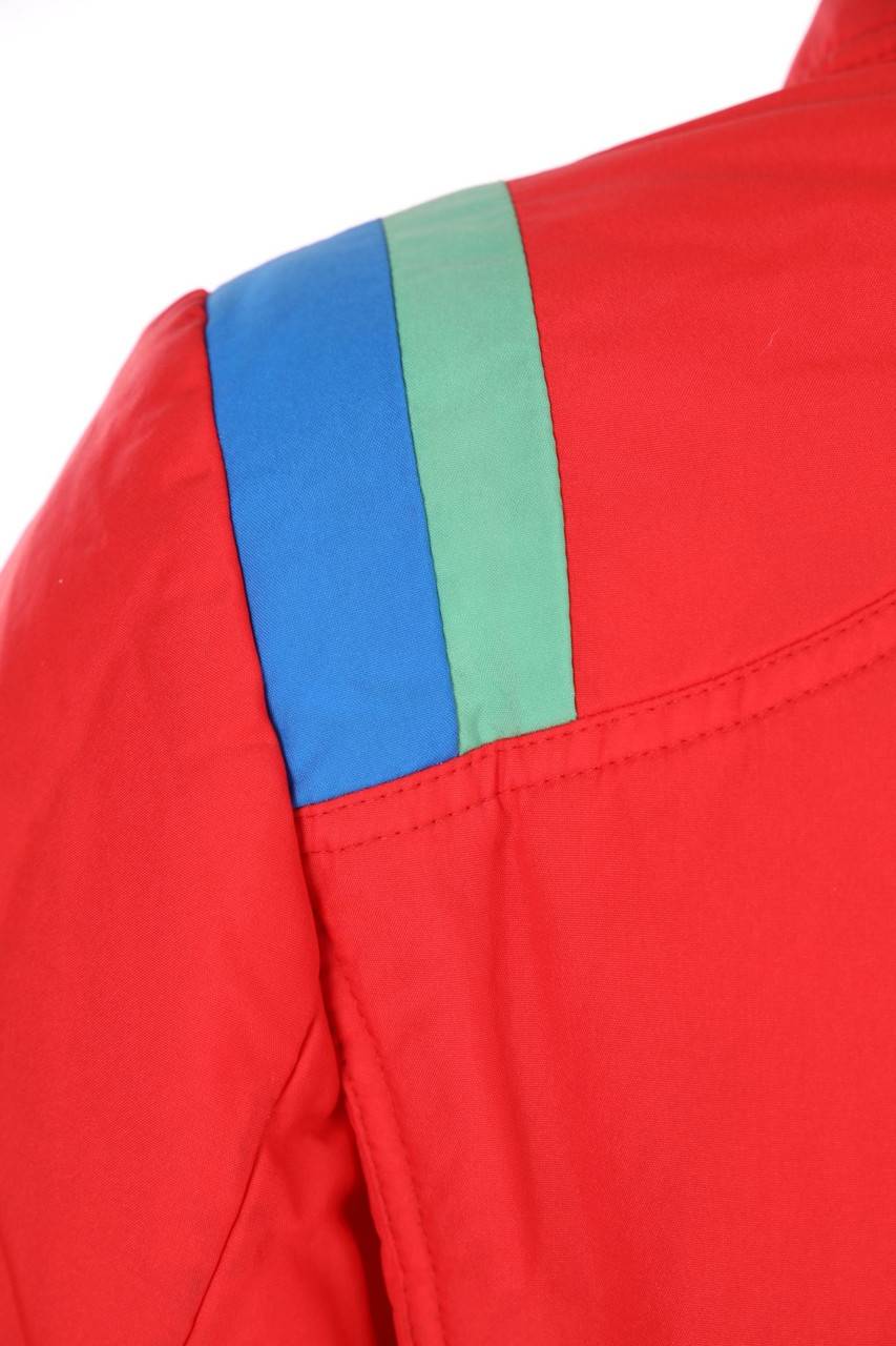 Carou Braun SPORTMODEN 70s-Vintage-Jacke Mit Viskose