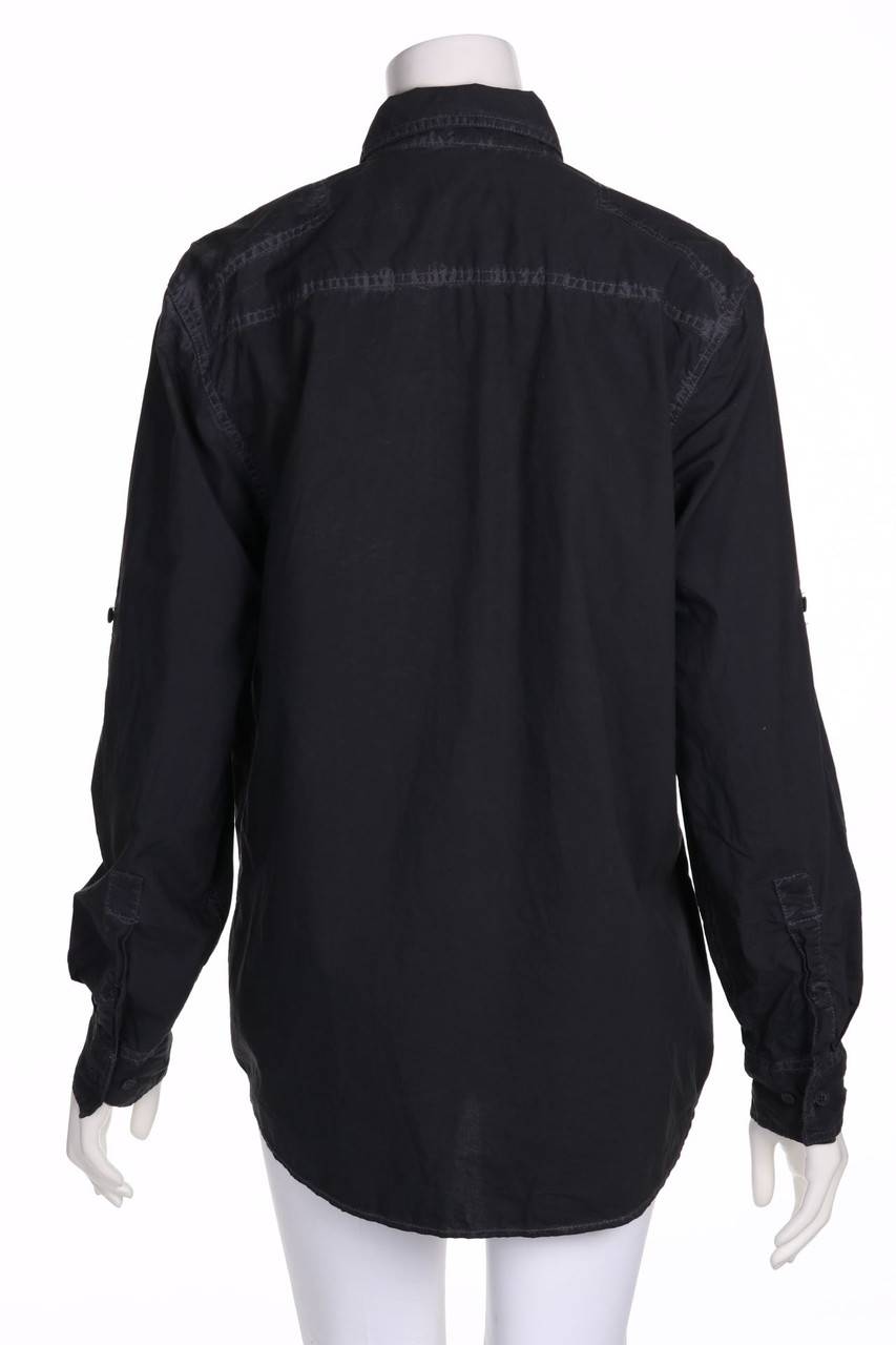 Carou Calvin Klein Hemd-Bluse Aus Baumwolle Mit Aufgesetzten Taschen