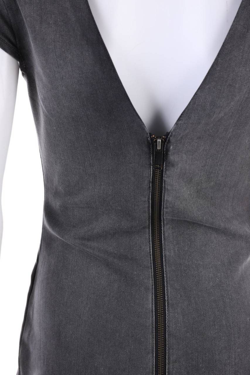 Carou Calvin Klein Jeans Denim-Etui-Kleid Mit Tiefem Rückenausschnitt