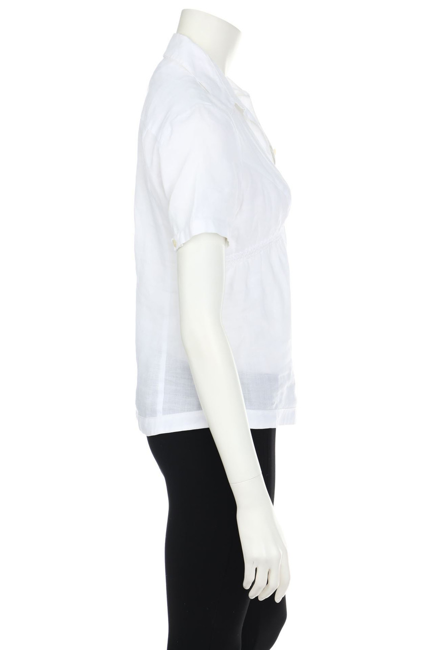 Carou Calvin Klein Jeans Kurzarm-Bluse Mit Logo-Stickerei