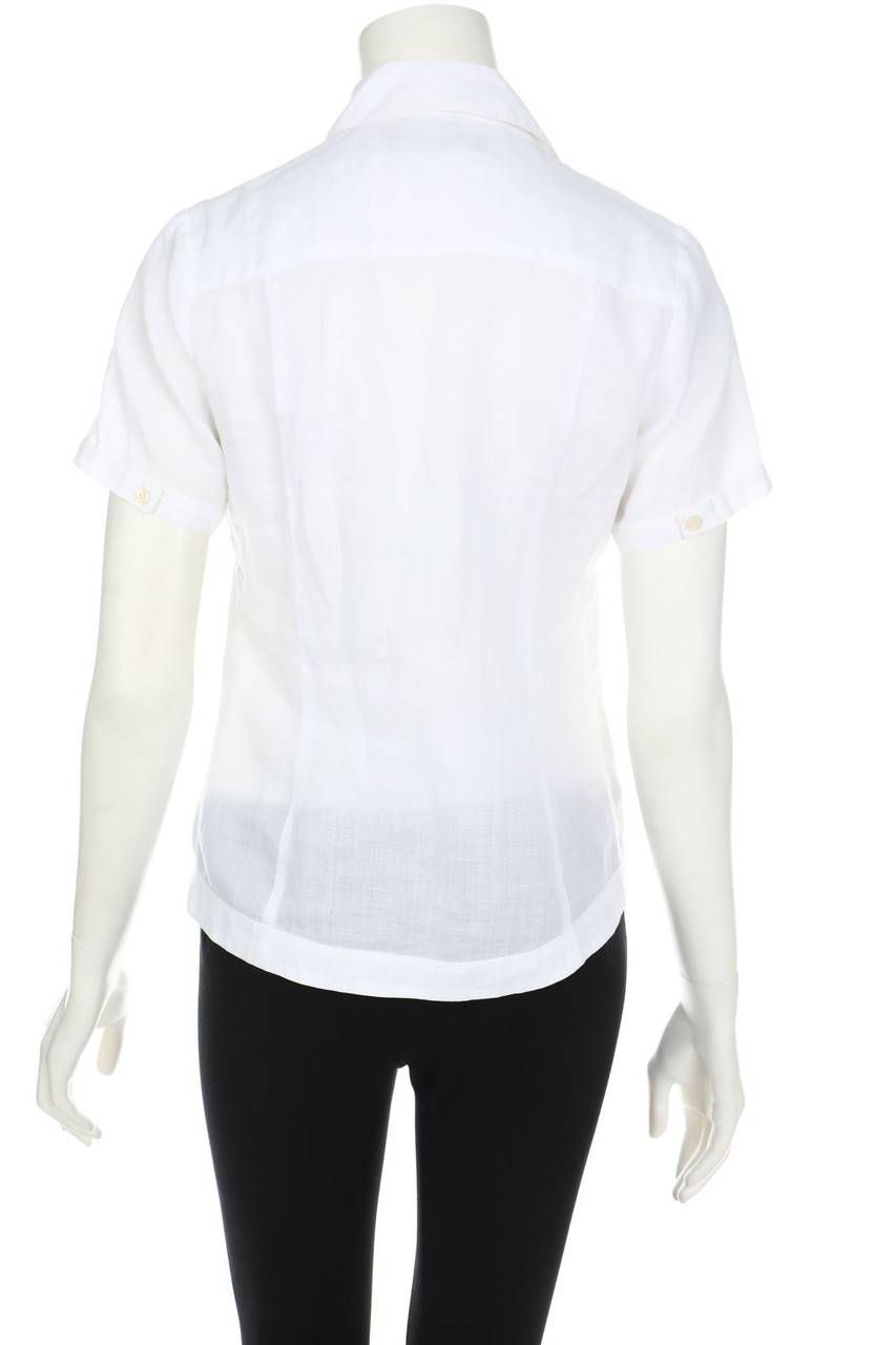 Carou Calvin Klein Jeans Kurzarm-Bluse Mit Logo-Stickerei
