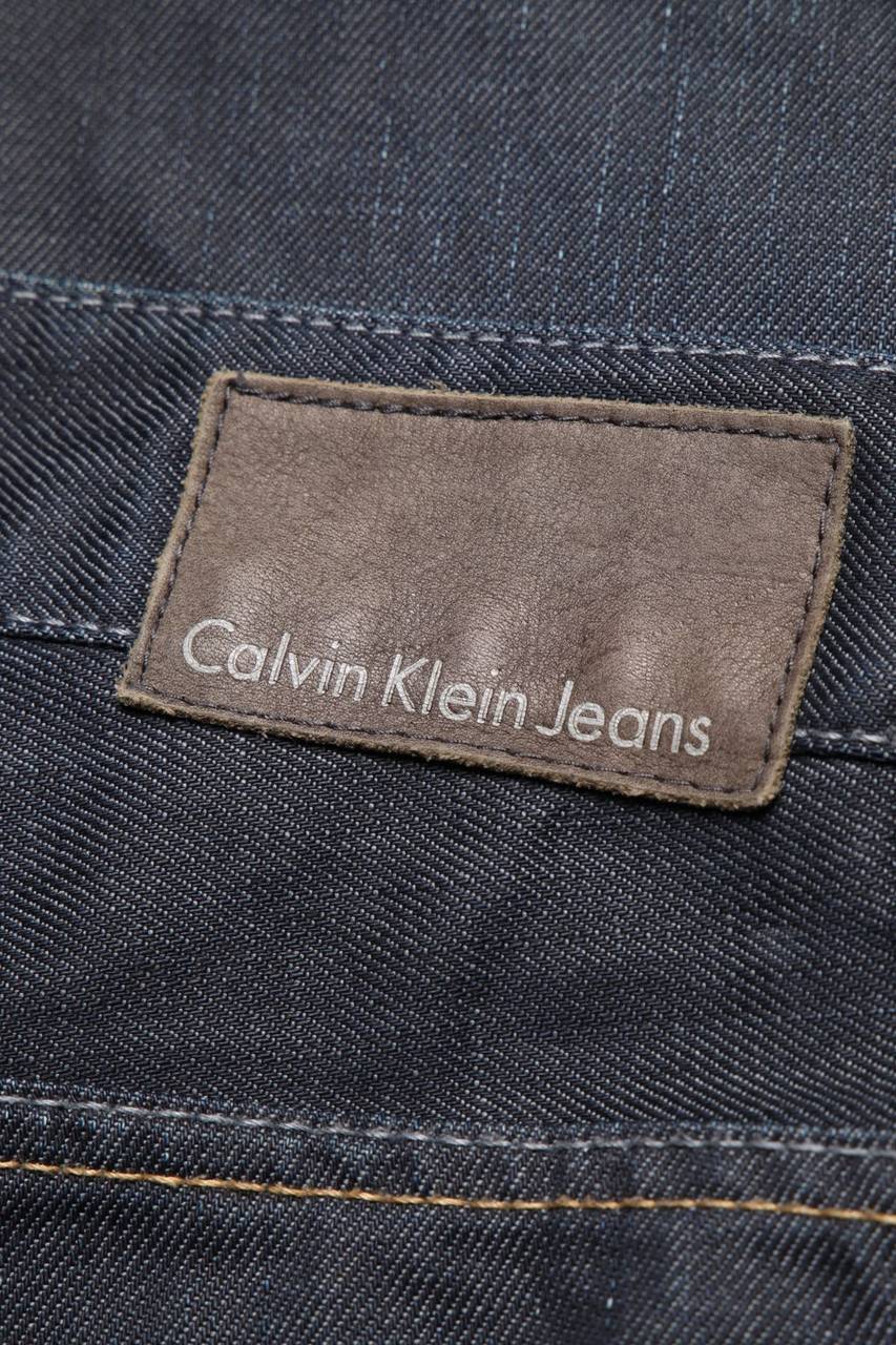 Carou Calvin Klein Jeans Straight Cut Jeans Mit Logo-Patch