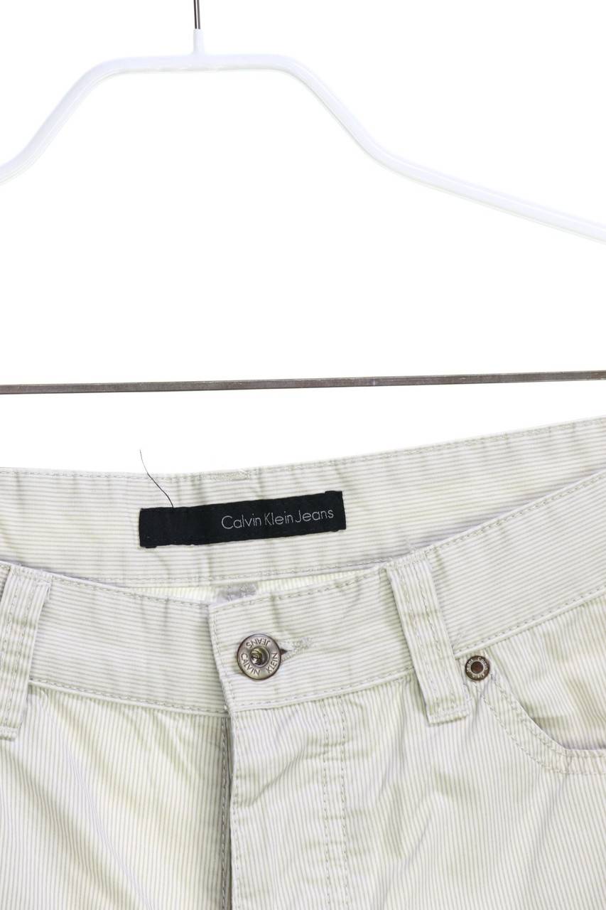 Carou Calvin Klein Jeans Streifen-Hose Mit Logo-Knöpfen
