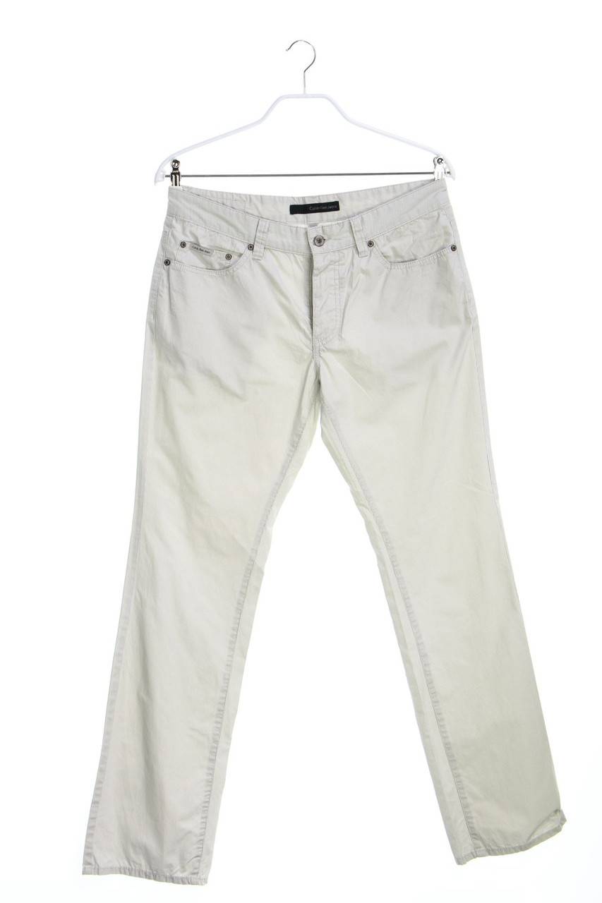 Carou Calvin Klein Jeans Streifen-Hose mit Logo-Knöpfen