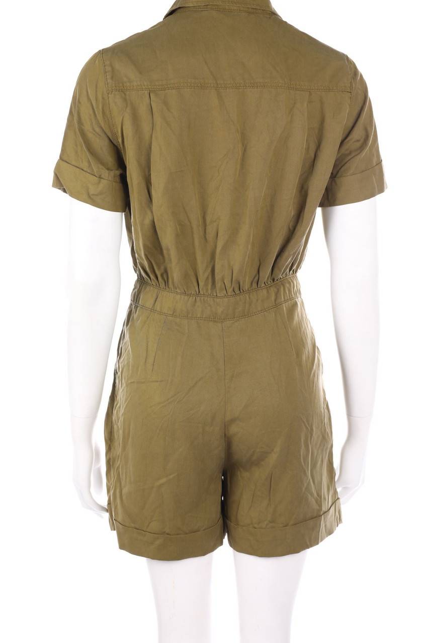 Carou CAMAÏEU Playsuit Im Military-Stil Mit Aufgesetzten Taschen