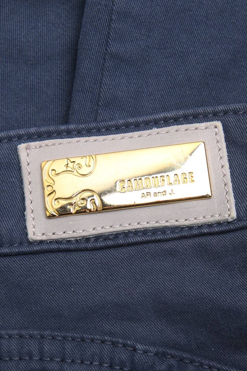 Carou CAMOUFLAGE AR AND J. Hose Aus Baumwoll-Mix Mit Logo-Applikation