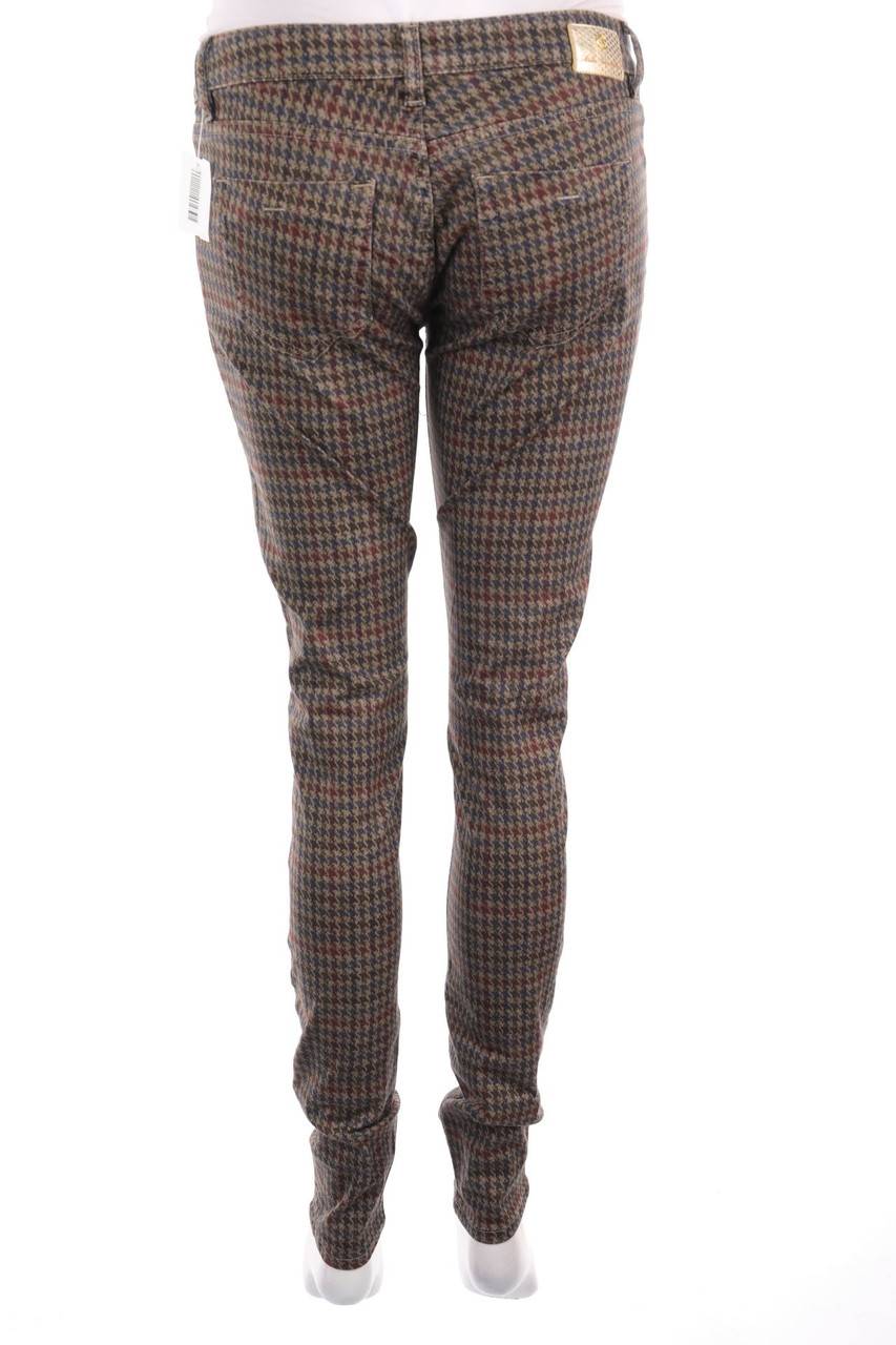 Carou CAMOUFLAGE AR AND J. Skinny-Hose Mit Karo-Muster