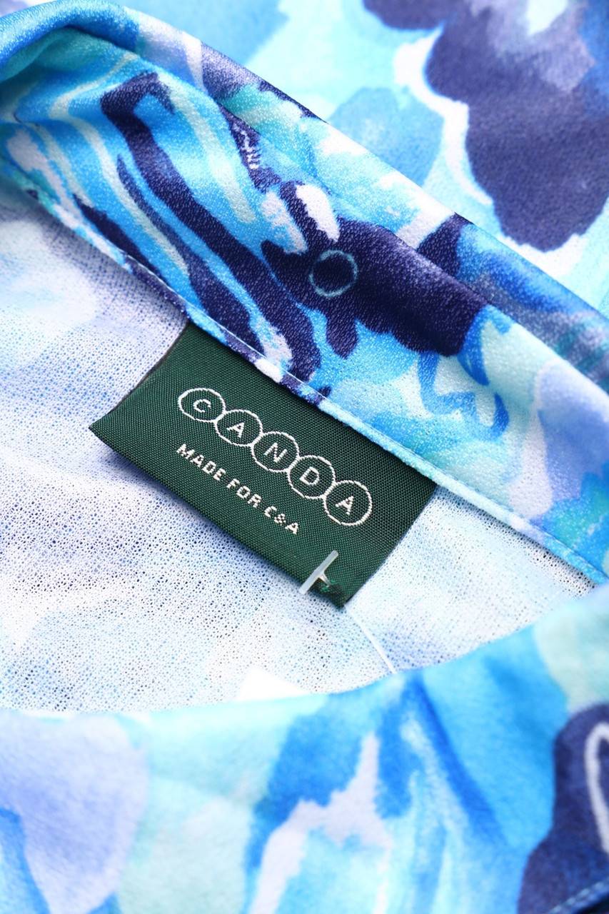 Carou CANDA By C&A Print-Hemd-Bluse Mit Kurzem Ärmel