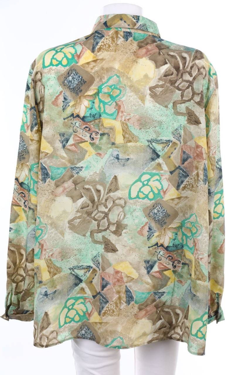 Carou CANDA By C&A Vintage-Hemd-Bluse Mit Floralem Muster