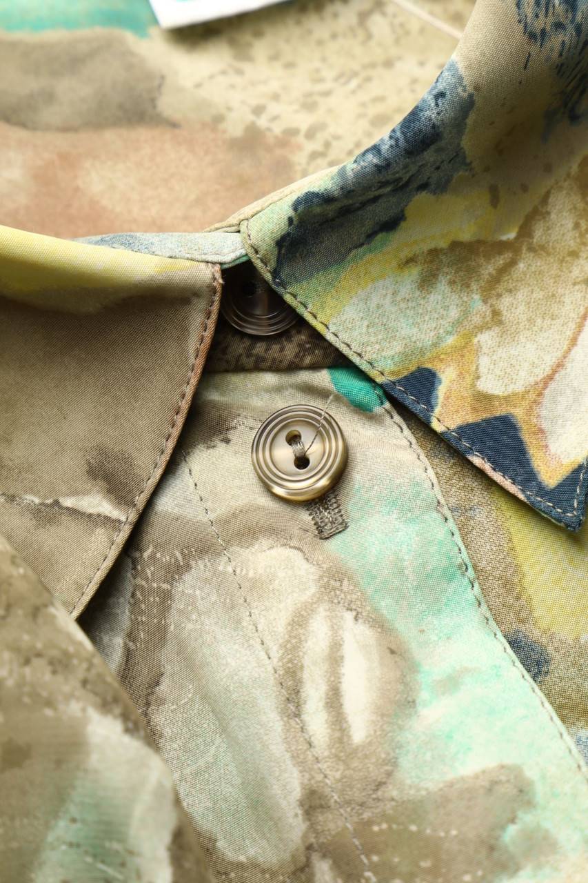 Carou CANDA By C&A Vintage-Hemd-Bluse Mit Floralem Muster