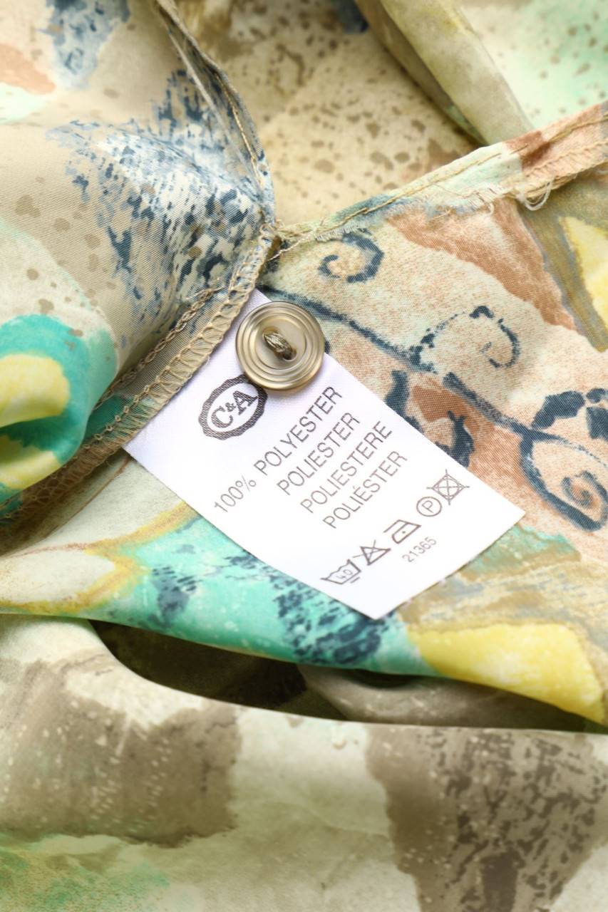 Carou CANDA By C&A Vintage-Hemd-Bluse Mit Floralem Muster