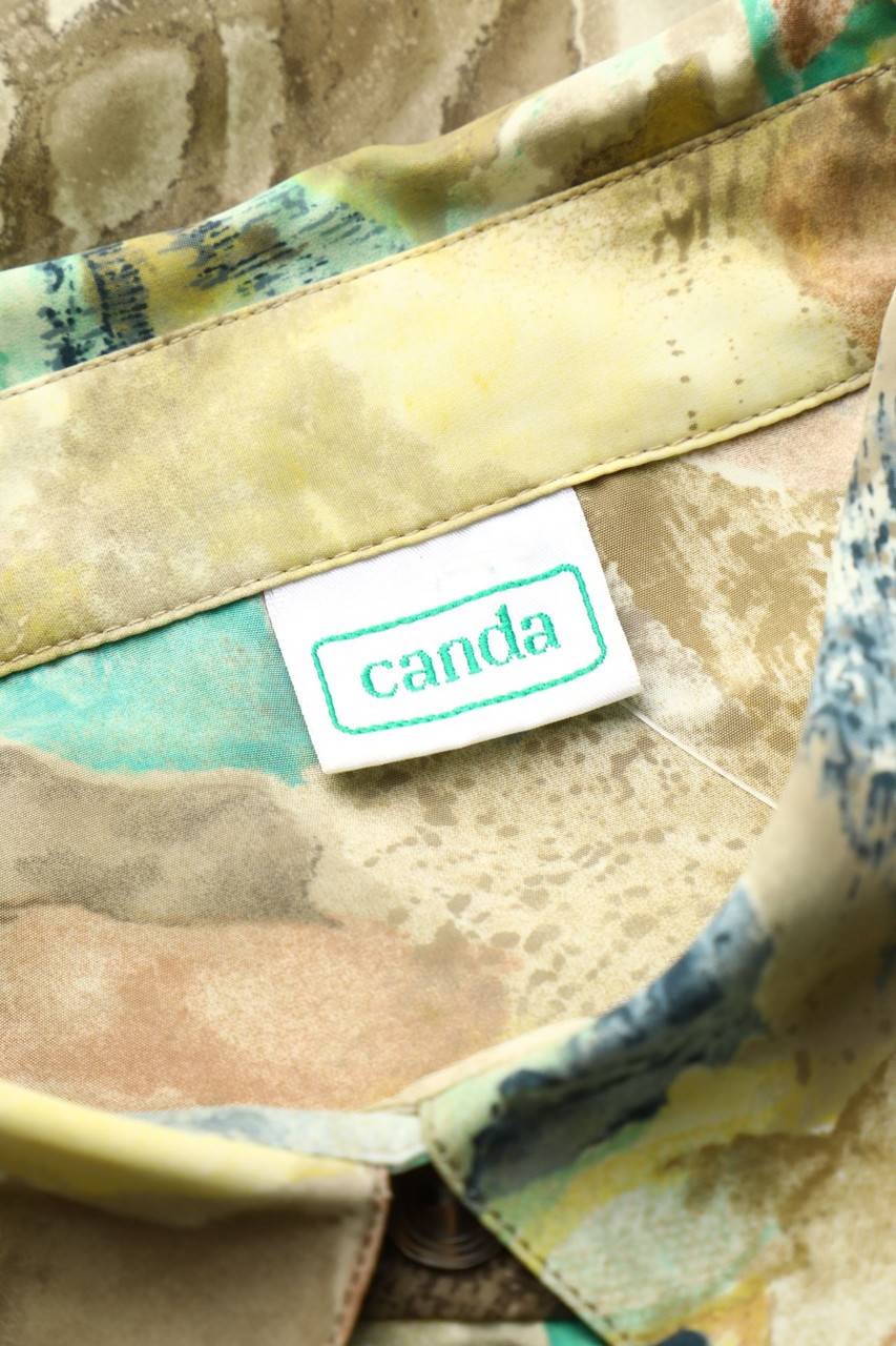 Carou CANDA By C&A Vintage-Hemd-Bluse Mit Floralem Muster