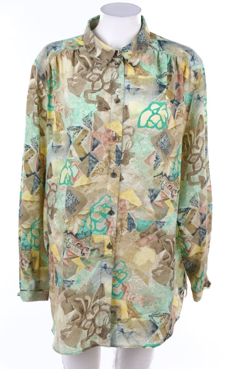 Carou CANDA by C&A Vintage-Hemd-Bluse mit floralem Muster