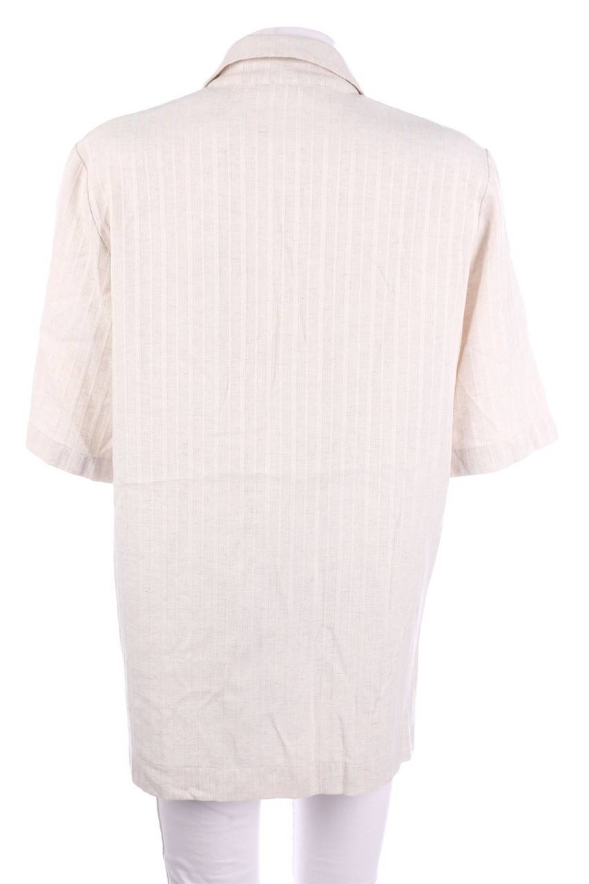 Carou CANDA By C&A Vintage-Kurzarm-Bluse Mit Aufgesetzten Taschen