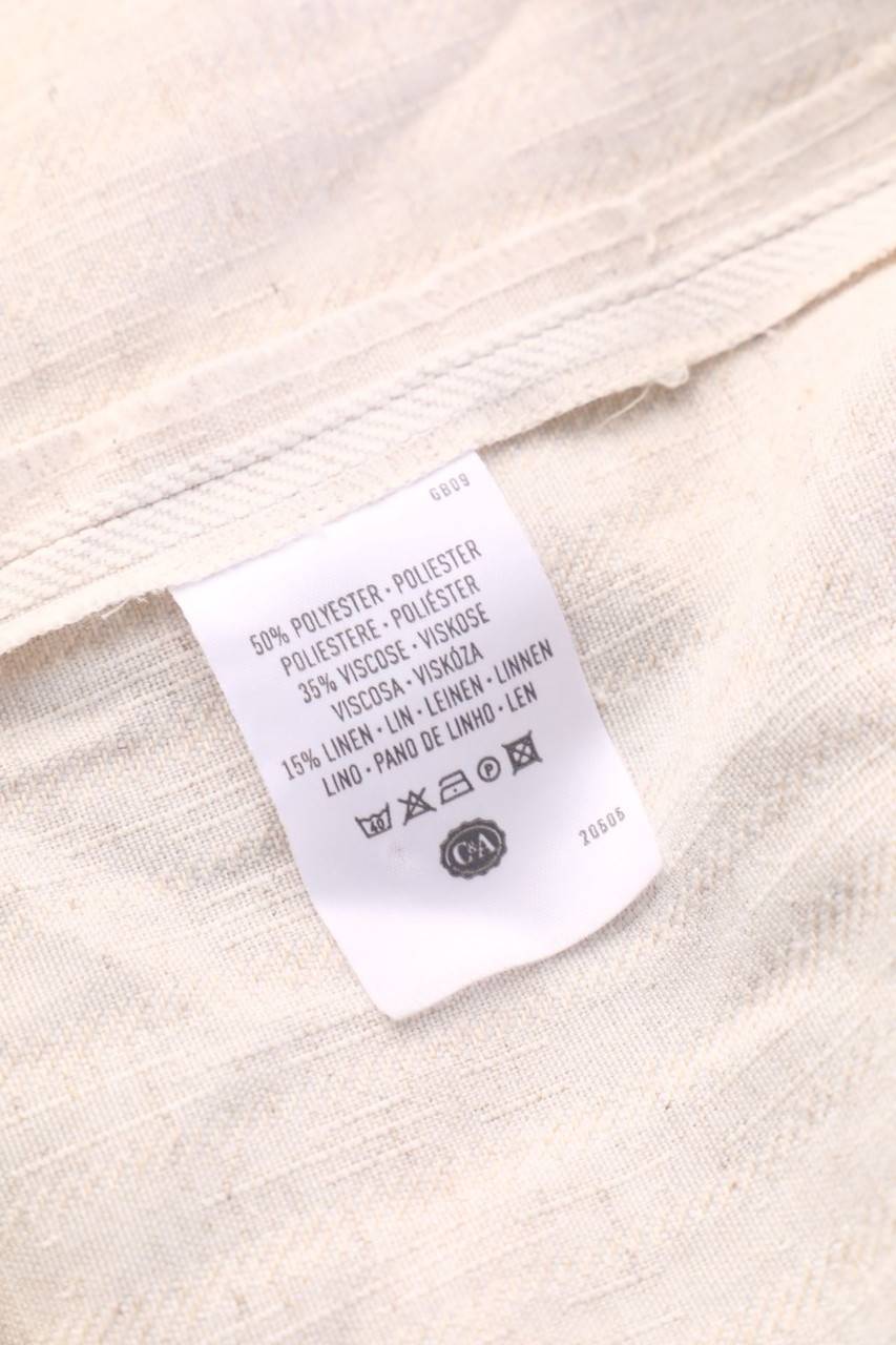 Carou CANDA By C&A Vintage-Kurzarm-Bluse Mit Aufgesetzten Taschen