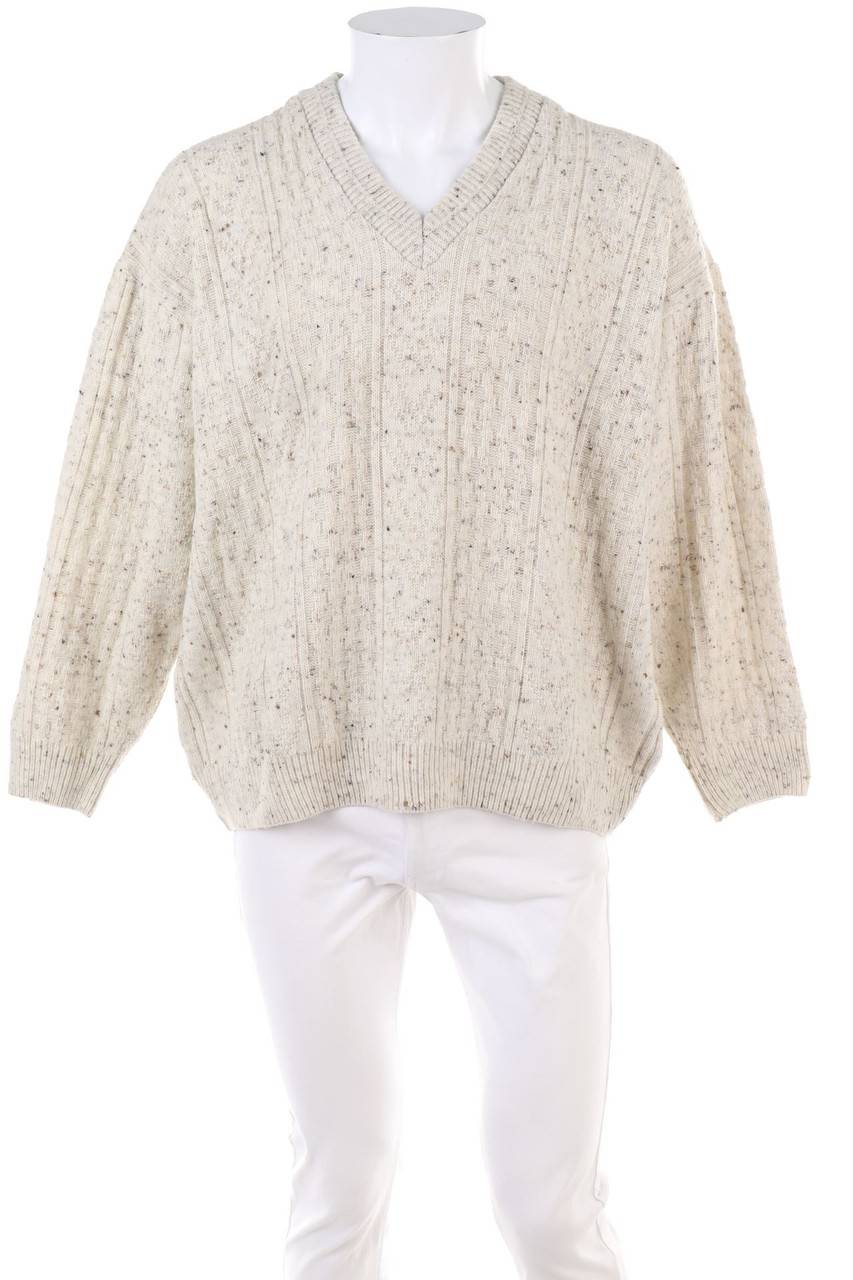 Carou CANDA by C&A Vintage-V-Neck-Pullover aus Woll-Mix