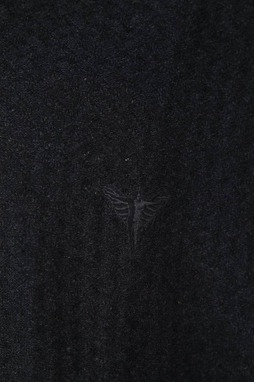 Carou CARLO COLUCCI V-Neck-Pullover Mit Logo-Stickerei