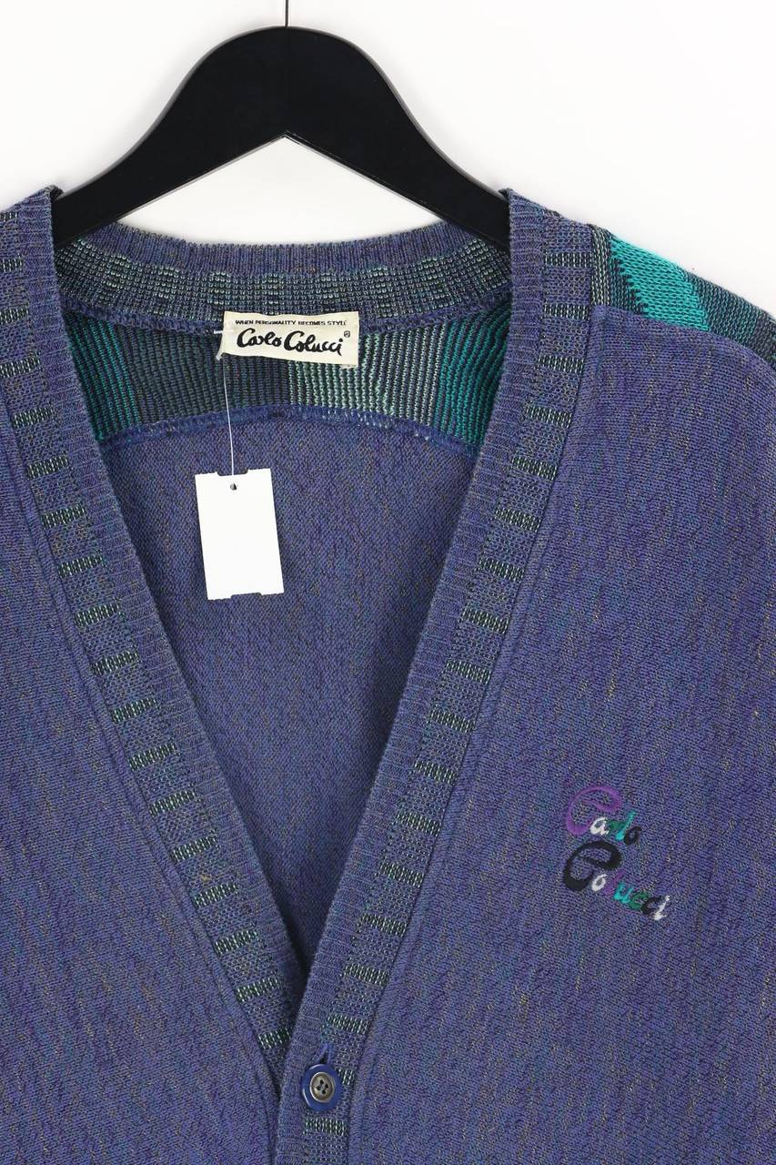 Carou CARLO COLUCCI Vintage-Cardigan Aus Baumwoll-Mix