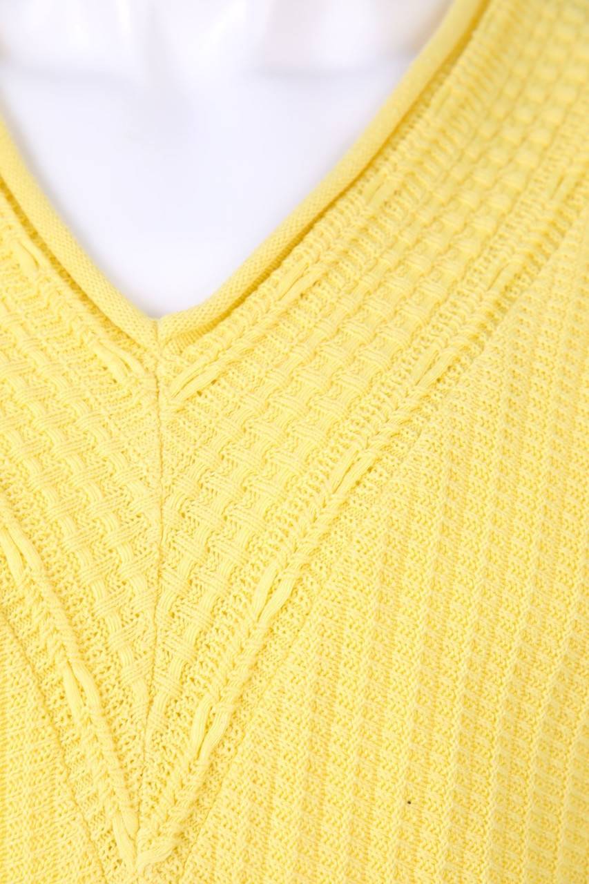 Carou CARLO COLUCCI Vintage-V-Neck-Pullover Aus Baumwoll-Mix