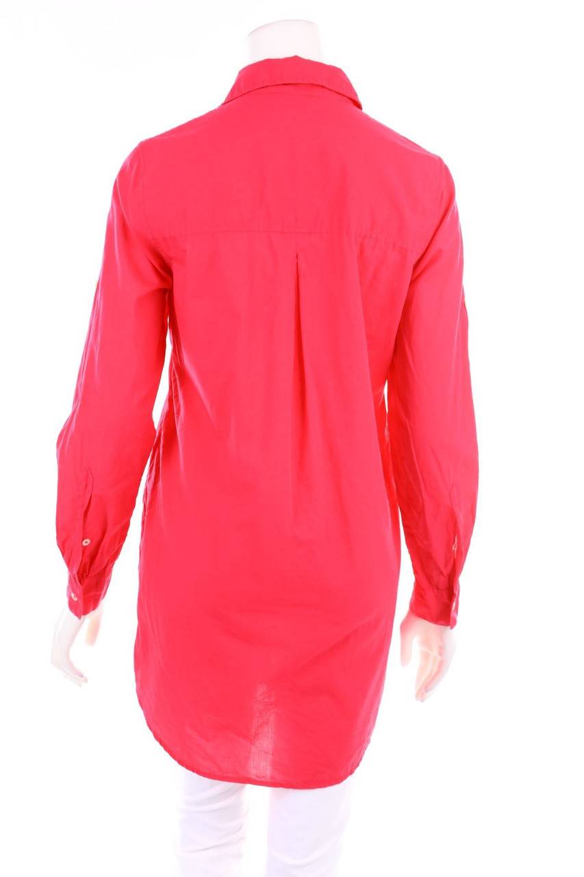 Carou 0039 ITALY Hemd-Bluse Mit Krempel-Ärmeln