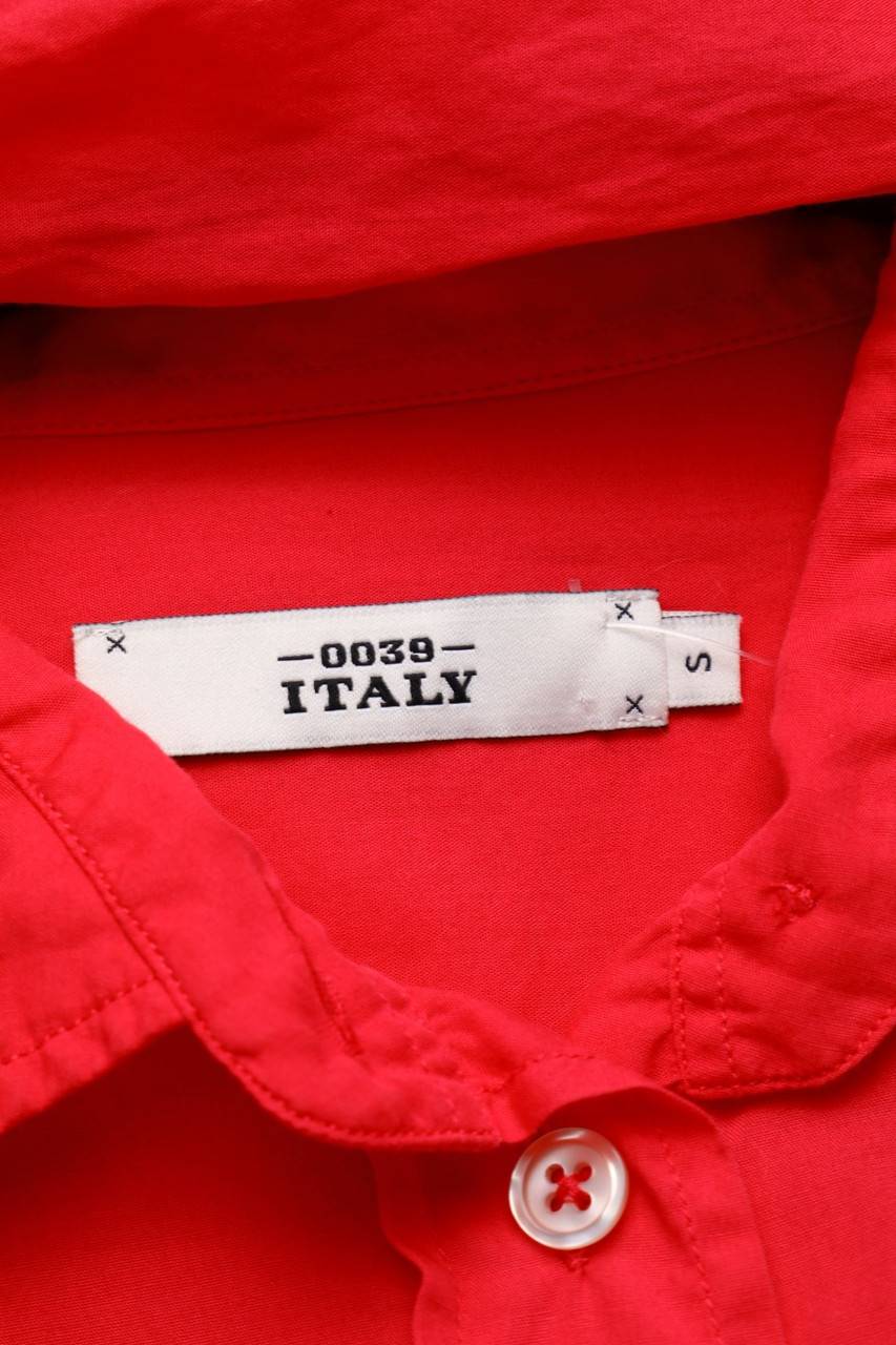 Carou 0039 ITALY Hemd-Bluse Mit Krempel-Ärmeln