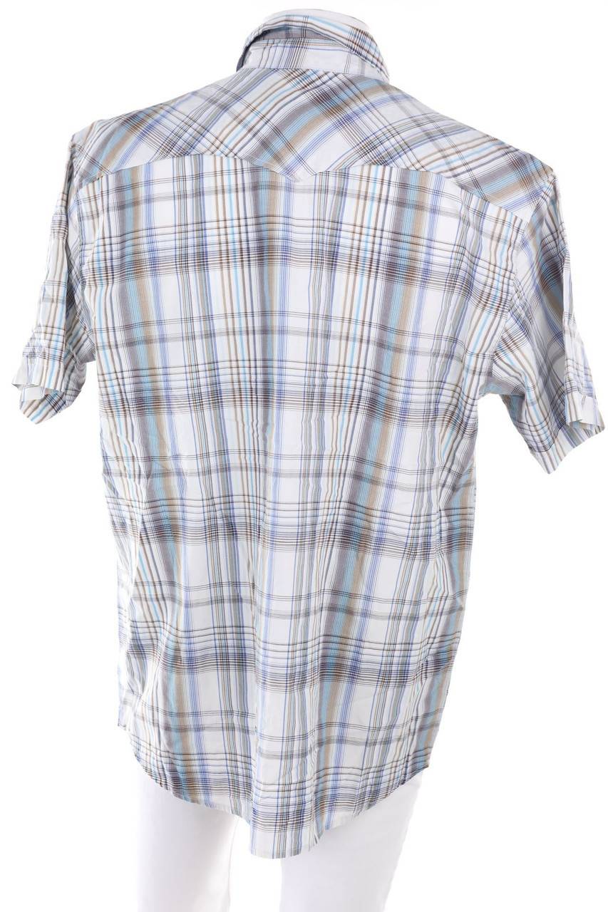 Carou ACCANTO Kurzarm-Hemd Mit Tartan-Muster