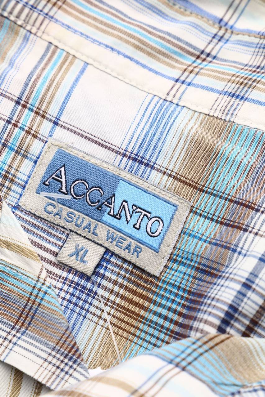 Carou ACCANTO Kurzarm-Hemd Mit Tartan-Muster