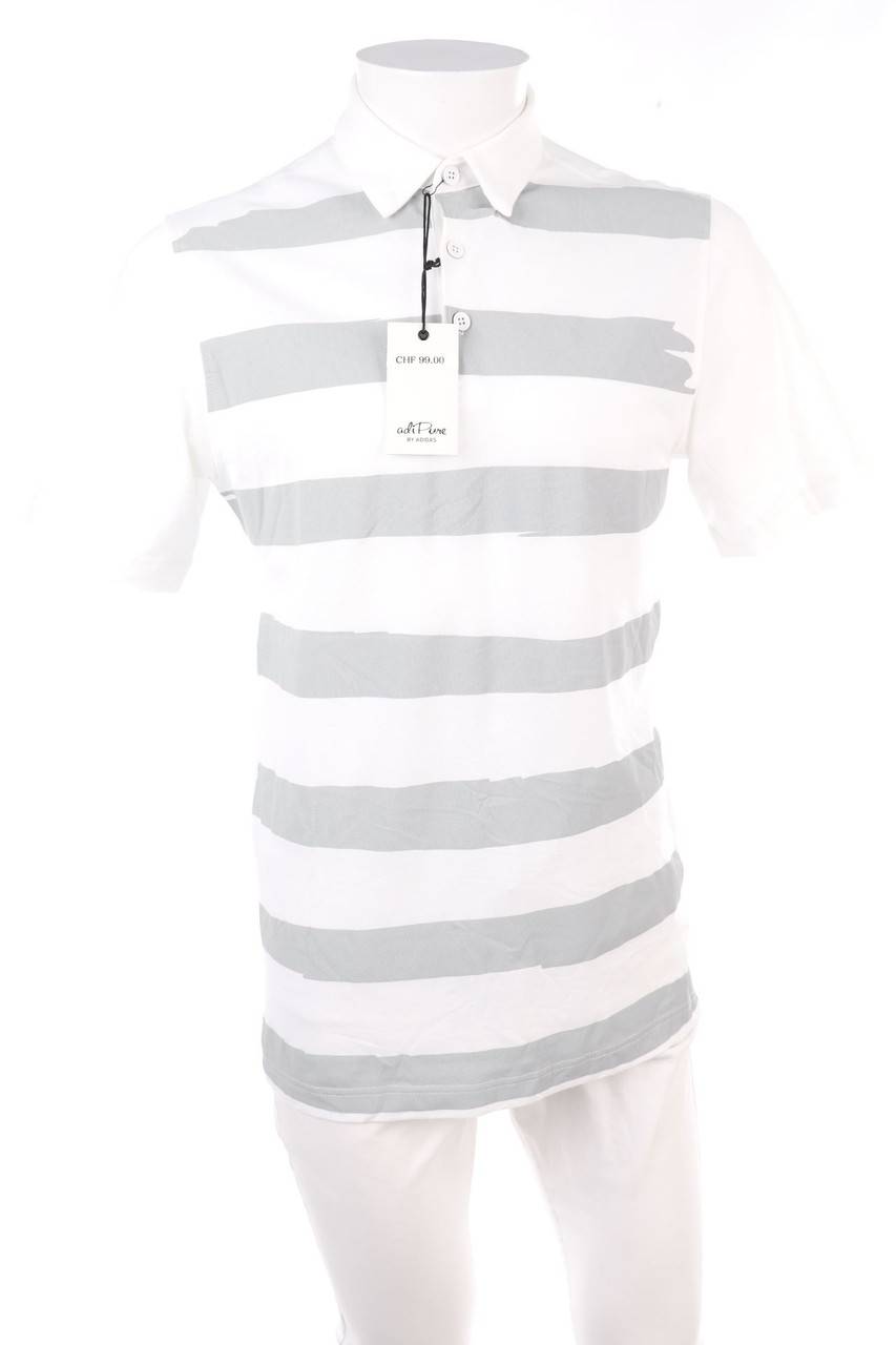 Carou adidas Poloshirt mit Streifen