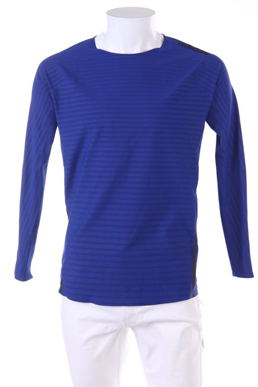Carou adidas Sport-Longsleeve-Shirt mit Logo-Print