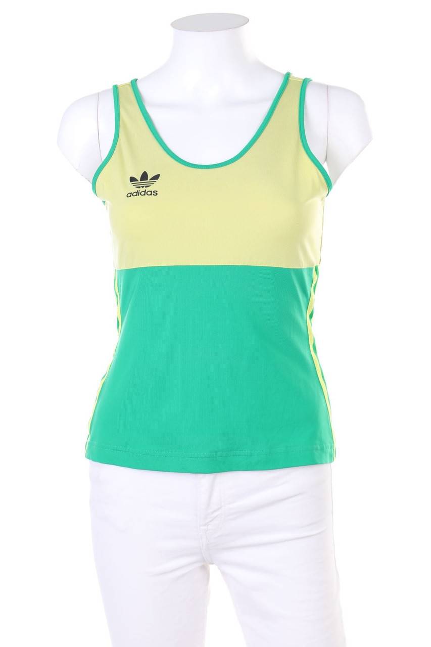 Carou adidas Sport-Top mit Logo-Print