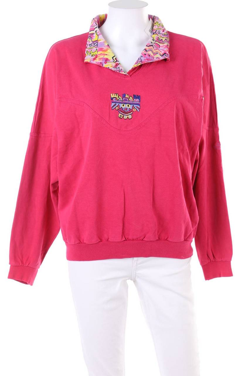 Carou adidas Vintage-Sweatshirt mit Ethno-Print