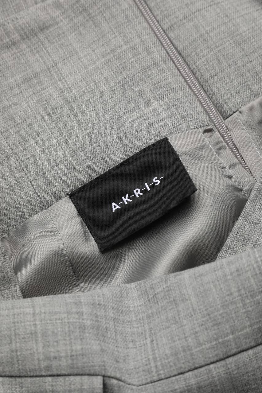 Carou AKRIS Rock Aus Wolle Mit Falten