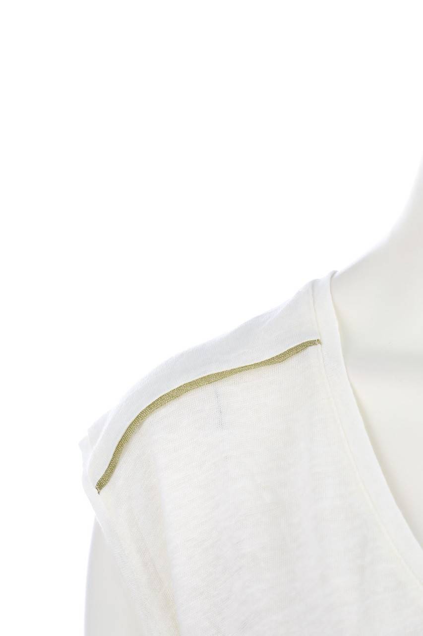 Carou Alberto Bini Leinen-Shirt Mit Print